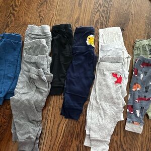 Kids Assorted Color 12 months 14 pieces pajamas bundle